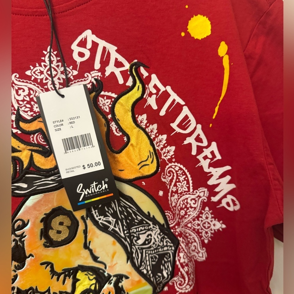 Switch “Street Dreams” Limited Edition Graphic Tee
Size: Large -New With Tags - Picture 9 of 9